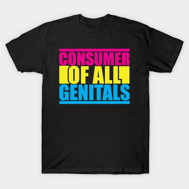 Genital Consumer T-Shirt by Beardicorn